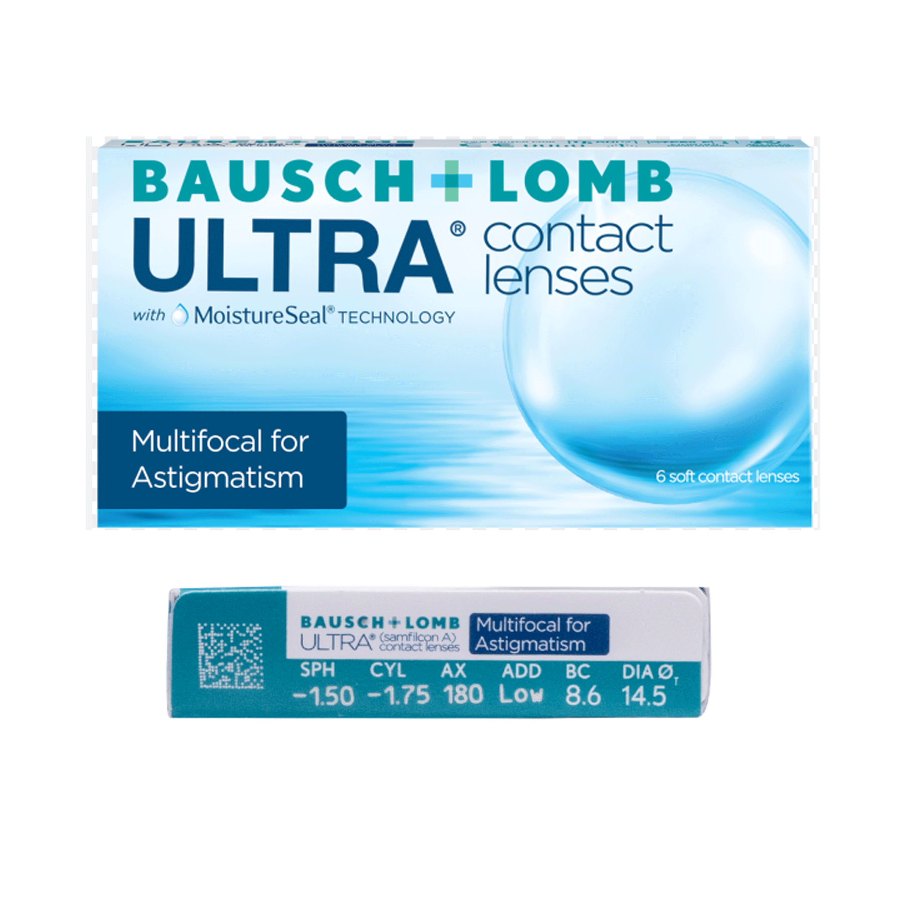 Bausch + Lomb ULTRA Multifocal for Astigmatism 6pk